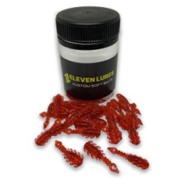 Силиконовые приманки 11Lures Atata цвет Ruby Red