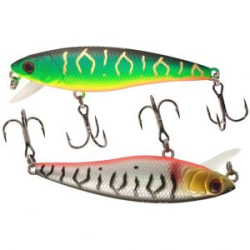 Воблер Mottomo Bang Minnow 65SP 6,3g Silver&Ghost Tiger