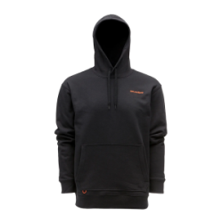 Толстовка Grundens Displacement DWR Hoodie Logo Anchor, Black, M