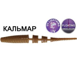 Силиконовая приманка Crazy Fish Polaris 3" 24-68-14-6-F кальмар цв. UV Motor Oil (УФ моторное масло) плавающая