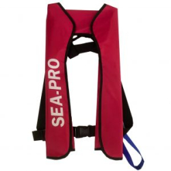 Жилет спасательный автоматический красный Sea-Pro