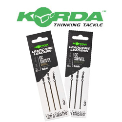 Korda Kable Leadcore Leader QC Swivel 50см