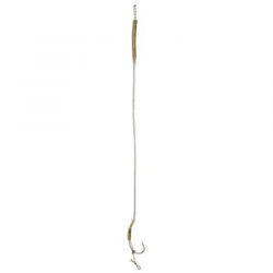 Поводок карповый Mikado Anti-Blow Out Rig - 23см, кр.№4, 25 lbs/11,34кг (уп.-2шт.) (AMC-PBO2C-4)