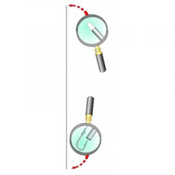 Игла стальная с наконечником Stonfo Aghi Testa Bianca 20см Ø 0,8 (Art.550-20)