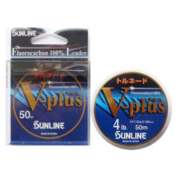 Леска флюорокарбоновая Sunline Tornado V Plus 50m (Clear) #2.0/8LB/0,235mm