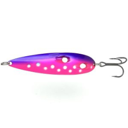 Блесна колеблющаяся Kuusamo Tundra 85/19 W/BLU/Li-S, UV