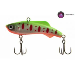 Воблер EcoPro Vib Phantom 80мм 32гр цв. 023 Broken Lime