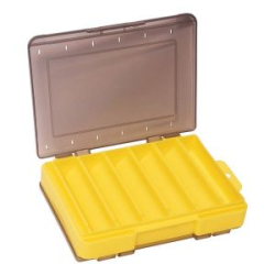 Коробка для воблеров Kosadaka TB-S31E-Y, 14*10.5*3см, двухсторонняя, жёлтая