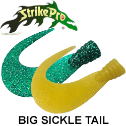 Strike Pro Big Sickle Tail Хвост твистерный 12см 20гр.