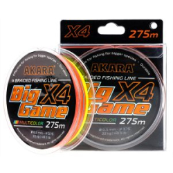 Шнур Akara Big Game Multicolor 275 м 0,40