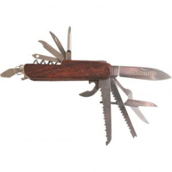 Мультитул "СЛЕДОПЫТ", 11 предметов, деревянная ручка