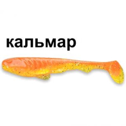Силиконовая приманка Crazy Fish Tough 2,8" 59-70-15d-6 кальмар цв. fire orange (огненный апельсин)