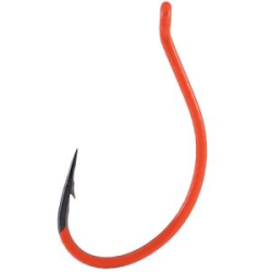 Крючок одинарный BKK DSS-Worm UV (Orange) (A-ES-8341) #4 (6шт)