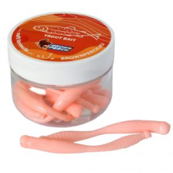 Силиконовая приманка Brown Perch Pinworm 80mm цвет FS604