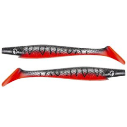 Силиконовая приманка Strike Pro Pig Shad Tournament, 180 мм, 30 гр. цвет: The Red Baron, (уп./2шт.)