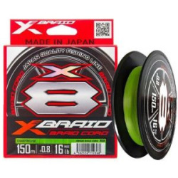 Шнур YGK X-Braid Braid Cord X8 150m Chartreuse #6.0