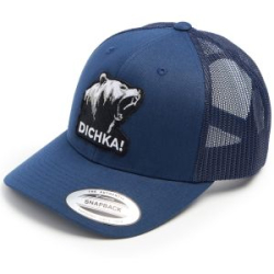 Кепка с сеткой 6P Volga Baits Dichka! Roar Rawcut #Navy/Black&White