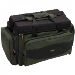 Сумка рыболова Mikado Territory (UWF-030) 58x30x25cm тёмно-зелёная с жёстким верхом