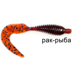 Силиконовая приманка Ojas Sorry Zander 43 Рак-рыба (color: #07, pcs: 6)