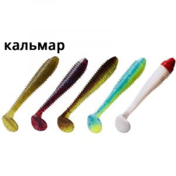 Силиконовая приманка Crazy Fish Vibro Fat 3.2" 73-80-M120-6 кальмар цв. MIX M120