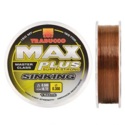 Леска Trabucco Max Plus Sinking 150m Brown - 0.16mm 2.65kg