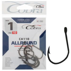 Крючки Cobra ALLROUND сер. CA118 разм. 002 10шт.
