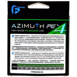Шнур F-Fishing Azimuth PE X4 Dark Green 150m 0,32мм 18,2кг/40lb