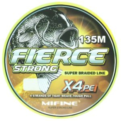 Леска плетёная Mifine Fierce Strong X4 Pe 135m 50003-08