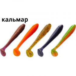 Силиконовая приманка Crazy Fish Vibro Fat 3.2" 73-80-M121-6 кальмар цв. MIX M121