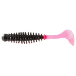 Силиконовая приманка Boroda Baits Phantom 85 mm ЧЕРНЫЙ/РОЗОВЫЙ (Black/Pink)