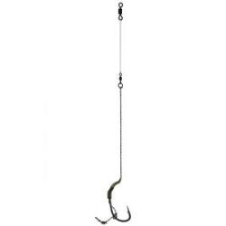 Поводок карповый Mikado Carp Fine Line Combi Rig 23см, кр. №1, 25 lbs (уп.-2шт.) AMC-P07-1