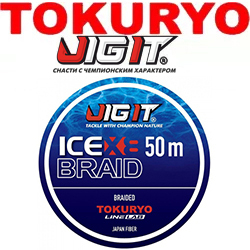 Jig It x Tokuryo Ice Braid X8 Blue 50m