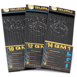 Поводок готовый GURU QM1 Bayonet Ready Rigs 4" №14 0,19мм 8шт