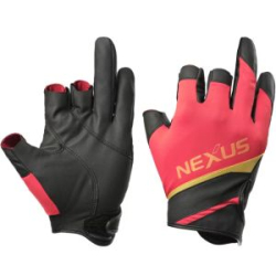 Перчатки мужские Shimano GL-104Y RED 2XL, цвет - красный, р. 2XL