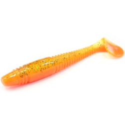 Силиконовая приманка Grows Culture Tioga Fat 4.5" цвет 404 (Lemon Tiger Orange)