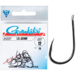Крючки Gamakatsu LS-3310F Hooks Black №08 25шт.