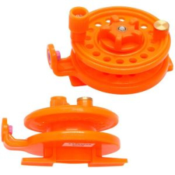 Катушка зимняя пластиковая Kosadaka Winder 58мм Orange с лесоукл. и фрикционом (WIN-MX-58-OR)