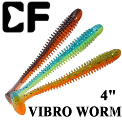 Crazy Fish Vibro Worm 4"