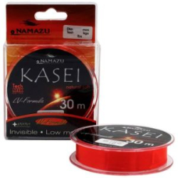 Леска Namazu Kasei 30м, d-0,14 мм, test-1,72 кг, красный