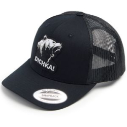 Кепка с сеткой 6P Volga Baits Dichka! Roar Rawcut #Black/Black&White