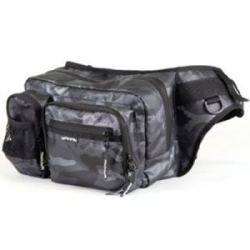 Сумка рыболовная "Yaman" Fishing Hip Bag, 28х21х17 см, цв. серый камуфляж