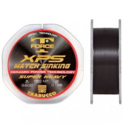Леска Trabucco T-Force XPS Match Sinking, Glossy Black 150m - 0.165mm 3.60kg