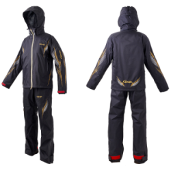 Костюм дождевой Gamakatsu GM3718 BK 5L, черный, р. 58