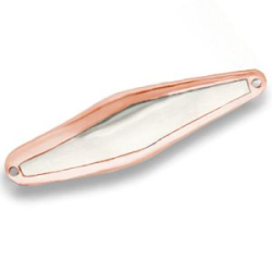 Блесна колеблющаяся Akara Legend Prohorovka со вставкой 80 мм 28 гр. цвет Cu(Sil)