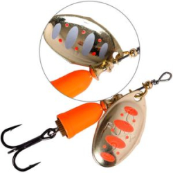 Блесна вращающаяся LureMax Foxy-4 16гр. цвет 005/Or