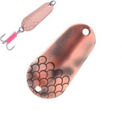 Блесна колеблющаяся Mikado Trython №2/7гр./4см - старая медь