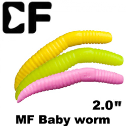 Crazy Fish MF Baby Worm 2"