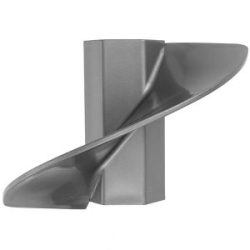 Секция шнека пластикового Тонар (T-S-SU-130R-G) Ultralite 130R, серый