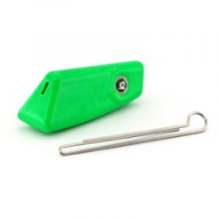 Груз крашеный разборная чебурашка "ПРОХОДИМЕЦ" 32 гр., цвет 07-зеленый флуоресцентный