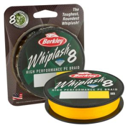 Леска плетеная Berkley Whiplash 8 Yellow 300m 0.28mm (1446699)